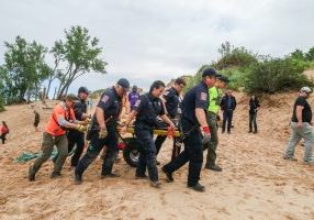 search and rescue dune practice